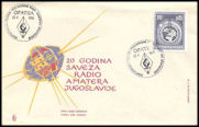 YUGOSLAVIA - 23 Mayo 1966 - II Conferencia IARU-Reg II (Matasellos OPATIJA - Emblema IARU)